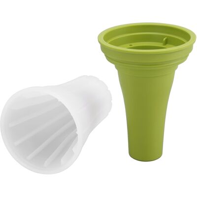 MCKENSA Gobelet À Granité Pour Boissons Glacées Rapides, Grande Capacité (150 Ml), Avec Couvercle, Vert Estival. Publicité MCKENSA Gobelet À Granité Pour Boissons Glacées Rapides, Grande Capacité (150 Ml), Avec Couvercle, Vert Estival. Publicité