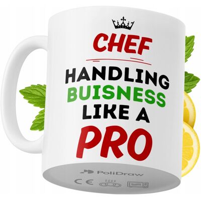 OEM Mug Humoristique Pour Chef, Avec Un Texte Amusant Et Un Design Graphique Original. Idéal Pour Les Anniversaires, Les Fêtes Et Les Occasions Spéciales. Mug Premium Pour La Maison, Le Bureau Et Le Trava - Publicité OEM Mug Humoristique Pour Chef, Avec Un Texte Amusant Et Un Design Graphique Original. Idéal Pour Les Anniversaires, Les Fêtes Et Les Occasions Spéciales. Mug Premium Pour La Maison, Le Bureau Et Le Trava - Publicité