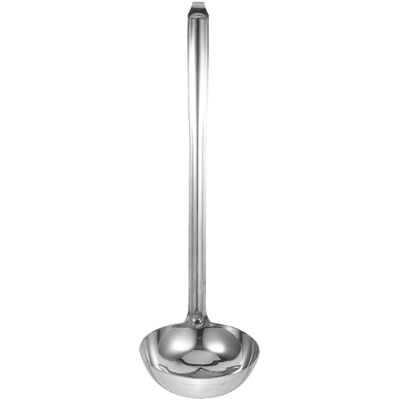 LISATR Louche De Service Avec Crochet De Suspension, En Acier Inoxydable, À Long Manche, Ustensile De Cuisine (13 Cm) - Publicité LISATR Louche De Service Avec Crochet De Suspension, En Acier Inoxydable, À Long Manche, Ustensile De Cuisine (13 Cm) - Publicité