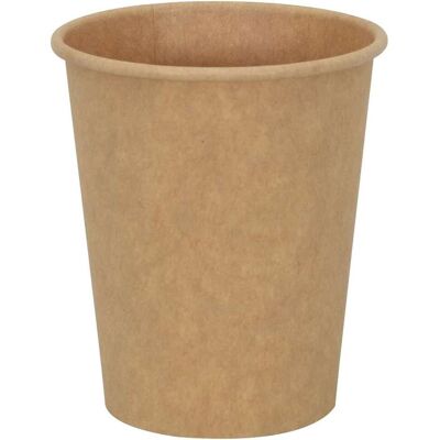 DESIGN IN Tasses À Café En Papier 1000 Pcs 8oz 200ml Marron - Publicité DESIGN IN Tasses À Café En Papier 1000 Pcs 8oz 200ml Marron - Publicité