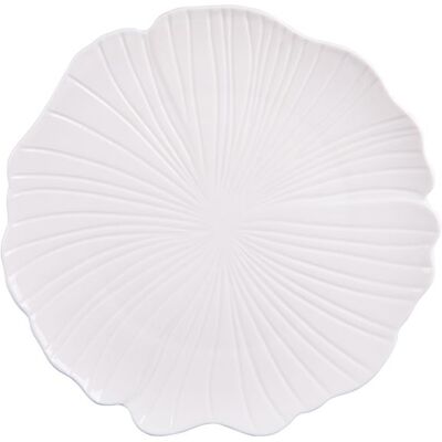 OEM 1 Assiette De Présentation, Porcelaine Blanche Ginkgo 30 Cm, Motif Feuille, Service Gastronomique Élégant - Publicité OEM 1 Assiette De Présentation, Porcelaine Blanche Ginkgo 30 Cm, Motif Feuille, Service Gastronomique Élégant - Publicité