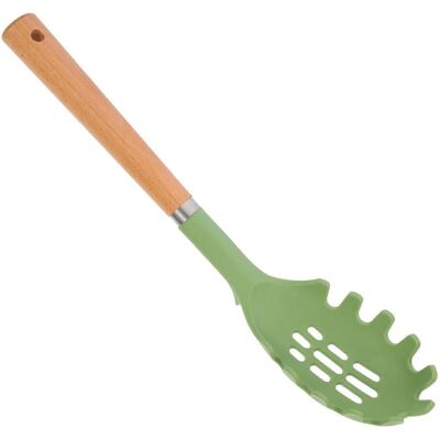 LISATR Fourchette À Pâtes, Cuillère À Pâtes, Cuillère À Spaghetti, Outil En Silicone-35.00x7.00x2.50cm-green - Publicité LISATR Fourchette À Pâtes, Cuillère À Pâtes, Cuillère À Spaghetti, Outil En Silicone-35.00x7.00x2.50cm-green - Publicité