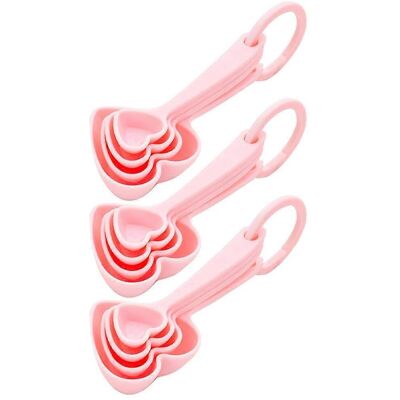LISATR Lot De 3 Cuillères À Dessert En Plastique En Forme De Cœur (12 Pièces), Couverts Originaux, Cadeau De Mariage Pour La Maison Ou Le Restaurant.-12.00x5.00x5.00cm-pink - Publicité LISATR Lot De 3 Cuillères À Dessert En Plastique En Forme De Cœur (12 Pièces), Couverts Originaux, Cadeau De Mariage Pour La Maison Ou Le Restaurant.-12.00x5.00x5.00cm-pink - Publicité