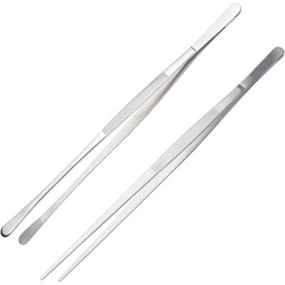 Andiamo Pince Cuisine En Acier Inoxydable 30 Cm – Conception Antidérapante – Précision Fine Pour Barbecue Et Pâtisserie – Lot De 2 Pièces - Publicité Andiamo Pince Cuisine En Acier Inoxydable 30 Cm – Conception Antidérapante – Précision Fine Pour Barbecue Et Pâtisserie – Lot De 2 Pièces - Publicité
