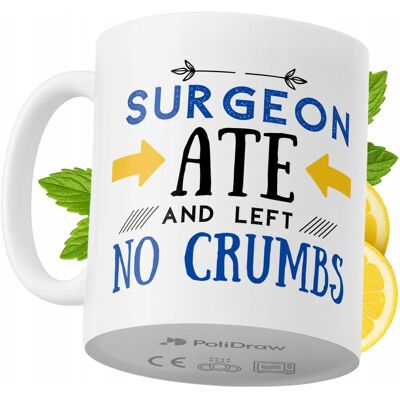 OEM Mug Humoristique Pour Chirurgien, Avec Texte Amusant Et Design Graphique. Idéal Pour Les Anniversaires, Les Fêtes Et Les Occasions Spéciales. Mug Premium Pour La Maison, Le Bureau Et Le Travail. Blanc - Publicité OEM Mug Humoristique Pour Chirurgien, Avec Texte Amusant Et Design Graphique. Idéal Pour Les Anniversaires, Les Fêtes Et Les Occasions Spéciales. Mug Premium Pour La Maison, Le Bureau Et Le Travail. Blanc - Publicité