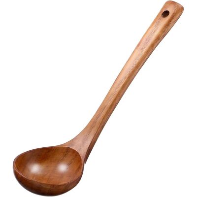 OEM 1 Cuillère En Bois, Manche 28 Cm, Bois Naturel, Pour Soupe Et Bouillie, Cuisine Quotidienne - Publicité OEM 1 Cuillère En Bois, Manche 28 Cm, Bois Naturel, Pour Soupe Et Bouillie, Cuisine Quotidienne - Publicité
