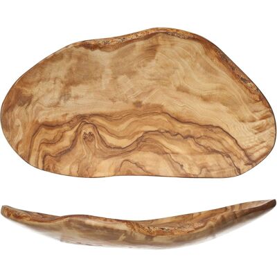 RYTTGOP 1 - Coupelle À Fruits - Bois D'Olivier - Présentation Alimentaire - Design Unique Naturel - Salon Cuisine - Brun - 23-28cm X 10-16cm - Publicité RYTTGOP 1 - Coupelle À Fruits - Bois D'Olivier - Présentation Alimentaire - Design Unique Naturel - Salon Cuisine - Brun - 23-28cm X 10-16cm - Publicité