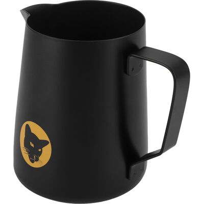 MCKENSA Tasse À Café Multifonction De 600 Ml En Acier Inoxydable 304, Avec Pichet À Lait Noir. Publicité MCKENSA Tasse À Café Multifonction De 600 Ml En Acier Inoxydable 304, Avec Pichet À Lait Noir. Publicité