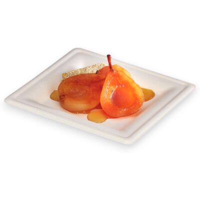 OEM Assiette Carrée En Pâte À Papier 26x26cm Acfv260 Guillin Années 50 - Publicité OEM Assiette Carrée En Pâte À Papier 26x26cm Acfv260 Guillin Années 50 - Publicité
