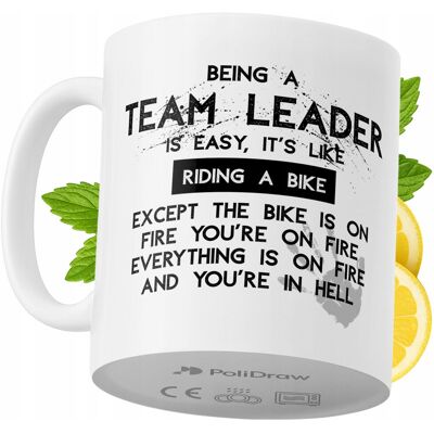 OEM Mug Humoristique Pour Chef D'Équipe, Avec Un Texte Amusant Et Un Design Graphique Original. Idéal Pour Les Anniversaires, Les Fêtes Et Les Occasions Spéciales. Mug Premium Pour La Maison, Le Bureau Et - Publicité OEM Mug Humoristique Pour Chef D'Équipe, Avec Un Texte Amusant Et Un Design Graphique Original. Idéal Pour Les Anniversaires, Les Fêtes Et Les Occasions Spéciales. Mug Premium Pour La Maison, Le Bureau Et - Publicité