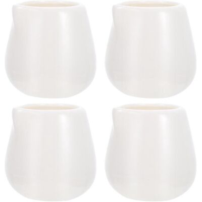 YUDO Lot De 4 Pots À Lait En Céramique - Publicité YUDO Lot De 4 Pots À Lait En Céramique - Publicité