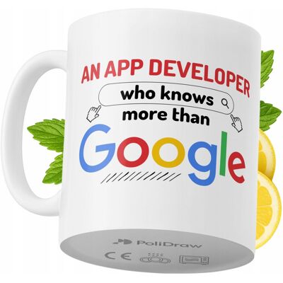 OEM Mug Humoristique Pour Développeur D'Applications, Avec Un Texte Amusant Et Un Design Graphique Original. Idéal Pour Les Anniversaires, Les Fêtes Et Les Occasions Spéciales. Mug Premium Pour La Maison, - Publicité OEM Mug Humoristique Pour Développeur D'Applications, Avec Un Texte Amusant Et Un Design Graphique Original. Idéal Pour Les Anniversaires, Les Fêtes Et Les Occasions Spéciales. Mug Premium Pour La Maison, - Publicité