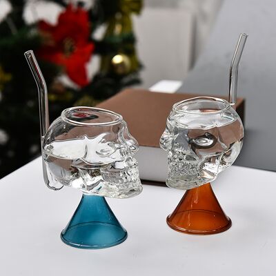 HEAT Tasse En Verre Borosilicate De Haute Qualité En Forme De Crâne De Vampire, Idéale Pour Décorer Votre Cuisine À L'Occasion D'Halloween, Pour Le Thé Parfumé Ou Le Vin Rouge. Décoration De Cuisine. Publicité HEAT Tasse En Verre Borosilicate De Haute Qualité En Forme De Crâne De Vampire, Idéale Pour Décorer Votre Cuisine À L'Occasion D'Halloween, Pour Le Thé Parfumé Ou Le Vin Rouge. Décoration De Cuisine. Publicité