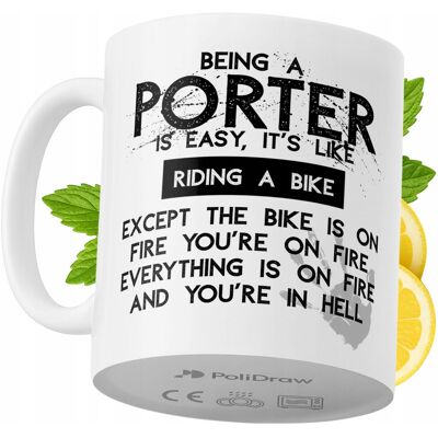 OEM Mug Humoristique Pour Porteur, Tasse À Café Ou À Thé Avec Texte Amusant, Mug Graphique Idéal Pour Les Anniversaires, Les Fêtes Et Les Occasions Spéciales, À La Maison Ou Au Bureau. Mug Premium Blanc D - Publicité OEM Mug Humoristique Pour Porteur, Tasse À Café Ou À Thé Avec Texte Amusant, Mug Graphique Idéal Pour Les Anniversaires, Les Fêtes Et Les Occasions Spéciales, À La Maison Ou Au Bureau. Mug Premium Blanc D - Publicité