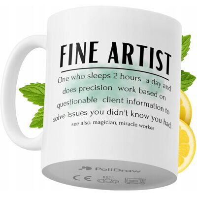 OEM Mug Humoristique Pour Artiste, Avec Un Texte Amusant Et Un Design Graphique Original. Idéal Pour Les Anniversaires, Les Fêtes Et Les Occasions Spéciales. Mug Premium Pour La Maison, Le Bureau Et Le Tr - Publicité OEM Mug Humoristique Pour Artiste, Avec Un Texte Amusant Et Un Design Graphique Original. Idéal Pour Les Anniversaires, Les Fêtes Et Les Occasions Spéciales. Mug Premium Pour La Maison, Le Bureau Et Le Tr - Publicité
