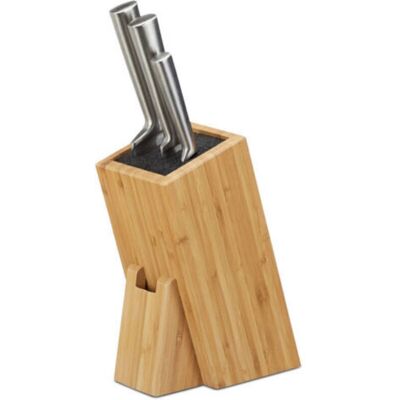 SANS MARQUE Relaxdays Bloc À Couteaux En Bambou Porte-couteaux Bois 6 Couteaux Rangement Couverts Cuisine, Nature - Publicité SANS MARQUE Relaxdays Bloc À Couteaux En Bambou Porte-couteaux Bois 6 Couteaux Rangement Couverts Cuisine, Nature - Publicité