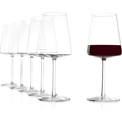 OEM Lot De 6 Verre À Vin,520 Ml,cristal Sans Plomb,résistant Lave-vaisselle,design Angulaire,dégustation Vin Corsé - Publicité OEM Lot De 6 Verre À Vin,520 Ml,cristal Sans Plomb,résistant Lave-vaisselle,design Angulaire,dégustation Vin Corsé - Publicité