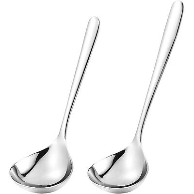 FATRD Lot De 2 Cuillères À Soupe En Acier Inoxydable - Publicité FATRD Lot De 2 Cuillères À Soupe En Acier Inoxydable - Publicité