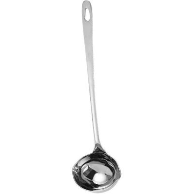 LISATR Louche Avec Bec Verseur, Louche En Acier Inoxydable, Louche À Conserves, Louche À Soupe, Louche À Soupe En Métal-27.00x8.00x5.00cm-silver - Publicité LISATR Louche Avec Bec Verseur, Louche En Acier Inoxydable, Louche À Conserves, Louche À Soupe, Louche À Soupe En Métal-27.00x8.00x5.00cm-silver - Publicité