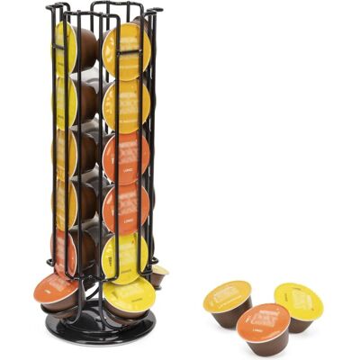 OEM Support À Capsules À Café Noir, Porte Capsules Distributeur Présentoir Rotatif Pour 24 Capsules Dolce Gusto, Supports Rangement, 360 Degrés Rotable Range Capsules-crezuo - Publicité OEM Support À Capsules À Café Noir, Porte Capsules Distributeur Présentoir Rotatif Pour 24 Capsules Dolce Gusto, Supports Rangement, 360 Degrés Rotable Range Capsules-crezuo - Publicité