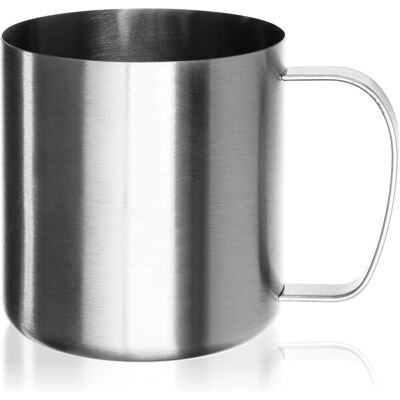 OEM Gobelet En Acier Inoxydable Argenté - Tasse De Haute Qualité - Tasse De Camping - Incassable Et Sans Bpa (1 Pièce - Couleur Argentée) - Publicité OEM Gobelet En Acier Inoxydable Argenté - Tasse De Haute Qualité - Tasse De Camping - Incassable Et Sans Bpa (1 Pièce - Couleur Argentée) - Publicité