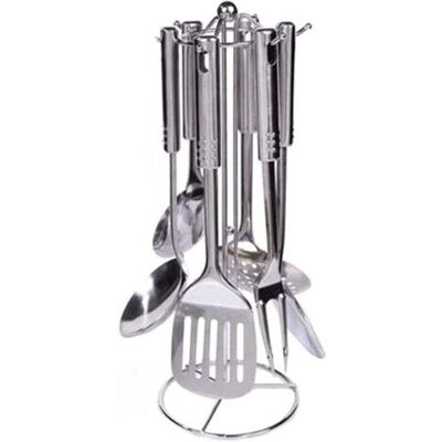 ABYSSE Cuisine Ensemble D'Ustensiles, 7 Pièces Ustensiles De Cuisine, Set D'Ustensiles Cuisine Acier Inoxydable, Lavable Au Lave-vaisselle, Facile À Nettoyer, Pour Cuire Toutes Sortes D'Aliments - Publicité ABYSSE Cuisine Ensemble D'Ustensiles, 7 Pièces Ustensiles De Cuisine, Set D'Ustensiles Cuisine Acier Inoxydable, Lavable Au Lave-vaisselle, Facile À Nettoyer, Pour Cuire Toutes Sortes D'Aliments - Publicité