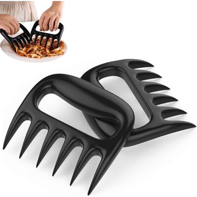 LBJFYHJN Griffes À Viande - Lot De 2 - Plastique Robuste - Effilochage Rapide - Pour Barbecue Et Cuisine - Noir - Publicité LBJFYHJN Griffes À Viande - Lot De 2 - Plastique Robuste - Effilochage Rapide - Pour Barbecue Et Cuisine - Noir - Publicité