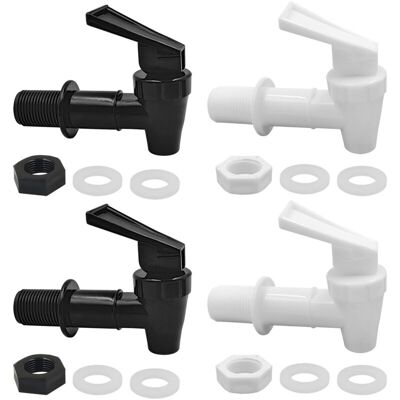OEM Lot De 4 Robinets De Refroidissement De Rechange, Bec Verseur Pour Carafe De 19 Litres, Robinet En Plastique Réutilisable Pour Distributeur De Boissons, Robinet À Levier De Distribution D'Eau Par - Publicité OEM Lot De 4 Robinets De Refroidissement De Rechange, Bec Verseur Pour Carafe De 19 Litres, Robinet En Plastique Réutilisable Pour Distributeur De Boissons, Robinet À Levier De Distribution D'Eau Par - Publicité