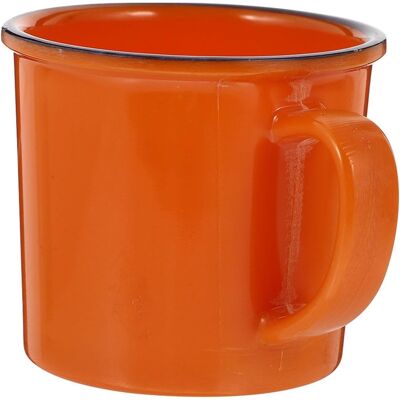 SLOWMOOSE Mug Rétro Style Vintage Émaillé Avec Bord Bleu, 35 Cl, Et Le Bureau, Mug Pour L'Eau Et Le Café Au Quotidien - Publicité SLOWMOOSE Mug Rétro Style Vintage Émaillé Avec Bord Bleu, 35 Cl, Et Le Bureau, Mug Pour L'Eau Et Le Café Au Quotidien - Publicité