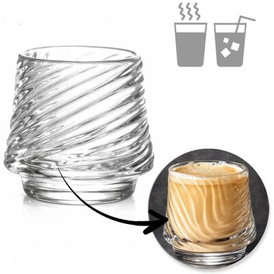 OEM Verre Rainuré 150 Ml, 1 Pièce, Pour Café, Boissons, Whisky, 7,5 X 8 Cm, Szk200 - Publicité OEM Verre Rainuré 150 Ml, 1 Pièce, Pour Café, Boissons, Whisky, 7,5 X 8 Cm, Szk200 - Publicité