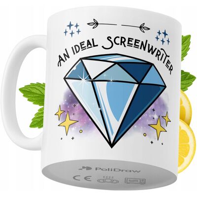 OEM Mug Humoristique Pour Scénariste, Avec Texte Amusant Et Design Graphique. Idéal Pour Les Anniversaires, Les Fêtes Et Les Occasions Spéciales. Mug Premium Pour La Maison, Le Bureau Et Le Travail. Blanc - Publicité OEM Mug Humoristique Pour Scénariste, Avec Texte Amusant Et Design Graphique. Idéal Pour Les Anniversaires, Les Fêtes Et Les Occasions Spéciales. Mug Premium Pour La Maison, Le Bureau Et Le Travail. Blanc - Publicité