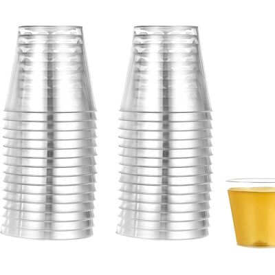 OEM Lot De 30 Verres À Liqueur, Plastique Transparent, 30 Ml, Paroi Épaisse, Empilable, Pour Fêtes, Mariages, Barbecues - Publicité OEM Lot De 30 Verres À Liqueur, Plastique Transparent, 30 Ml, Paroi Épaisse, Empilable, Pour Fêtes, Mariages, Barbecues - Publicité