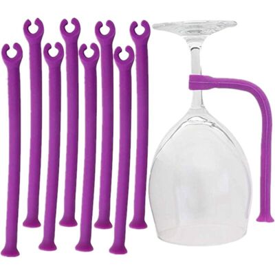 OEM Verre Support Pour Lave-vaisselle Lot De 8 Pourpre – Silicone Verre À Vin Support Au Lave-vaisselle – Nettoyer Sans Danger Marasmius Verres Sans Polissage – Cuisine Gadget-dou - Publicité OEM Verre Support Pour Lave-vaisselle Lot De 8 Pourpre – Silicone Verre À Vin Support Au Lave-vaisselle – Nettoyer Sans Danger Marasmius Verres Sans Polissage – Cuisine Gadget-dou - Publicité