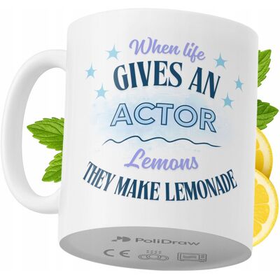 OEM Mug Humoristique Pour Acteur, Avec Texte Amusant Et Design Graphique, Idéal Pour Les Anniversaires, Les Fêtes Et Les Occasions Spéciales. Mug Premium Pour La Maison, Le Bureau Et Le Travail. Blanc, 33 - Publicité OEM Mug Humoristique Pour Acteur, Avec Texte Amusant Et Design Graphique, Idéal Pour Les Anniversaires, Les Fêtes Et Les Occasions Spéciales. Mug Premium Pour La Maison, Le Bureau Et Le Travail. Blanc, 33 - Publicité