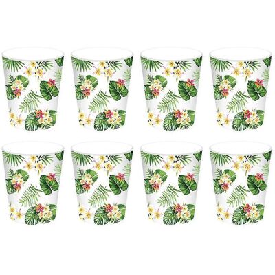 FATRD Lot De 16 Gobelets En Papier Jetables Pour Thé, Café Et Autres Gourmandises. Décorations D'Anniversaire Hawaïennes.-m - Publicité FATRD Lot De 16 Gobelets En Papier Jetables Pour Thé, Café Et Autres Gourmandises. Décorations D'Anniversaire Hawaïennes.-m - Publicité