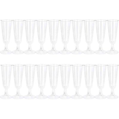 ALLAUVE Verres À Toast En Plastique Transparent Jetables Pour Mariage Et Cocktail - Publicité ALLAUVE Verres À Toast En Plastique Transparent Jetables Pour Mariage Et Cocktail - Publicité