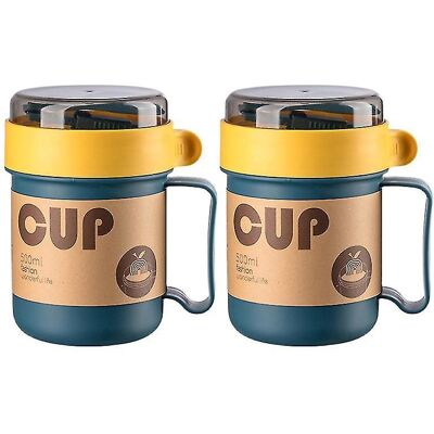 YUDO Lot De 2 Tasses À Lait Ménagères - Publicité YUDO Lot De 2 Tasses À Lait Ménagères - Publicité