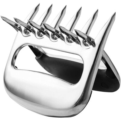 OEM Griffes D'Ours Pour Barbecue, Vaisselle De Barbecue En Acier Inoxydable Antirouille, Patte D'Ours Pour Couper La Viande, Très Appropriée Pour Tirer Du Porc (acier Inoxydable) - Publicité OEM Griffes D'Ours Pour Barbecue, Vaisselle De Barbecue En Acier Inoxydable Antirouille, Patte D'Ours Pour Couper La Viande, Très Appropriée Pour Tirer Du Porc (acier Inoxydable) - Publicité