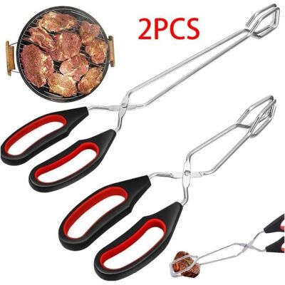 OEM 2 Pinces À Barbecue, Acier Inoxydable, 23,5 Cm Et 33 Cm, Couleurs Assorties, Pour Viandes Légumes Grillades Extérieures - Publicité OEM 2 Pinces À Barbecue, Acier Inoxydable, 23,5 Cm Et 33 Cm, Couleurs Assorties, Pour Viandes Légumes Grillades Extérieures - Publicité