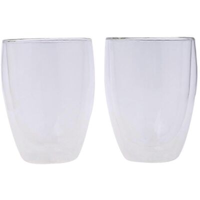 ALLAUVE Ensemble De Tasses À Café, Verres Transparents À Double Paroi Isolante, Tasses À Thé Et Cappuccino, 35 Cl (12 Onces) - Publicité ALLAUVE Ensemble De Tasses À Café, Verres Transparents À Double Paroi Isolante, Tasses À Thé Et Cappuccino, 35 Cl (12 Onces) - Publicité