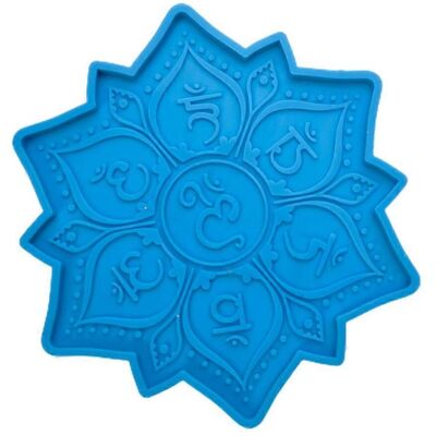 FLAMMKRAFT Moule En Résine Époxy Pour Dessous De Verre Avec Symbole Mantra, Sous-verre, Dessous De Tasse, Sous-verre, Moule En Silicone Pour Loisirs Créatifs, Set De Table, Décoration Intérieure, Outil De Moulag - Publicité FLAMMKRAFT Moule En Résine Époxy Pour Dessous De Verre Avec Symbole Mantra, Sous-verre, Dessous De Tasse, Sous-verre, Moule En Silicone Pour Loisirs Créatifs, Set De Table, Décoration Intérieure, Outil De Moulag - Publicité