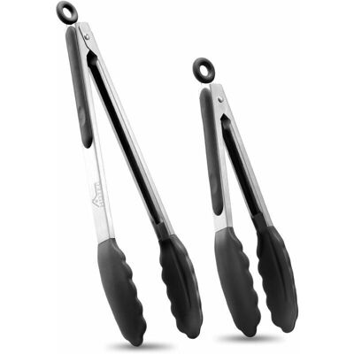 OEM Pinces Cuisine Verrouillables 2pcs - Inoxydable Qualité Supérieure Avec Embouts Silicone - Tailles 9" Et 12" - Anti-écaillage - Cuisiniers Et Amateurs-crezuo - Publicité OEM Pinces Cuisine Verrouillables 2pcs - Inoxydable Qualité Supérieure Avec Embouts Silicone - Tailles 9" Et 12" - Anti-écaillage - Cuisiniers Et Amateurs-crezuo - Publicité