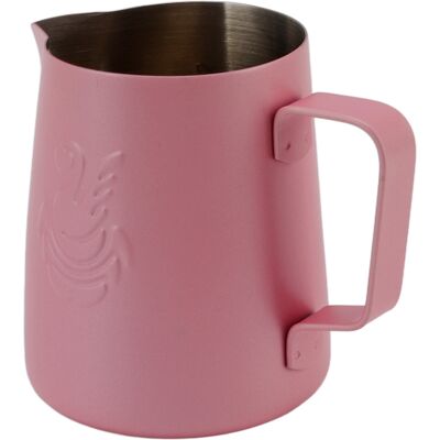 MCKENSA Pichet À Lait Multifonction En Acier Inoxydable 304 Avec Poignée, 420 Ml, Rose - Publicité MCKENSA Pichet À Lait Multifonction En Acier Inoxydable 304 Avec Poignée, 420 Ml, Rose - Publicité