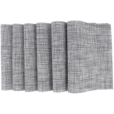 LISATR Lot De 6 Dessous De Plat Isolants Thermiques En Pvc Antidérapants Pour Bols Et Plats, Pour La Maison, L'Hôtel Et Le Restaurant (gris, Rectangulaire, 30 X 45 Cm)-45x30x0.1cm-grey - Publicité LISATR Lot De 6 Dessous De Plat Isolants Thermiques En Pvc Antidérapants Pour Bols Et Plats, Pour La Maison, L'Hôtel Et Le Restaurant (gris, Rectangulaire, 30 X 45 Cm)-45x30x0.1cm-grey - Publicité