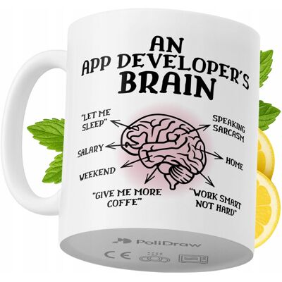OEM Mug Humoristique Pour Développeur D'Applications, Avec Un Texte Amusant Et Un Design Graphique Original. Idéal Pour Les Anniversaires, Les Fêtes Et Les Occasions Spéciales. Mug Premium Pour La Maison, - Publicité OEM Mug Humoristique Pour Développeur D'Applications, Avec Un Texte Amusant Et Un Design Graphique Original. Idéal Pour Les Anniversaires, Les Fêtes Et Les Occasions Spéciales. Mug Premium Pour La Maison, - Publicité