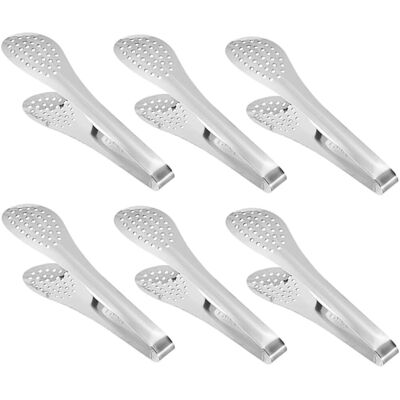 OEM Lot De 6 Pinces À Gâteau, Acier Inoxydable, 18 Cm, Ustensiles De, Buffet, Barbecue - Publicité OEM Lot De 6 Pinces À Gâteau, Acier Inoxydable, 18 Cm, Ustensiles De, Buffet, Barbecue - Publicité
