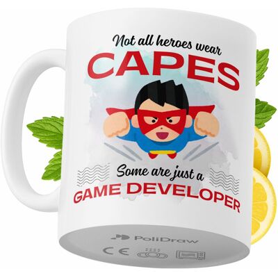 OEM Mug Humoristique Pour Développeur De Jeux Vidéo, Avec Un Texte Amusant Et Un Design Graphique Original. Idéal Pour Les Anniversaires, Les Fêtes Et Les Occasions Spéciales. Mug Premium Pour La Maison, - Publicité OEM Mug Humoristique Pour Développeur De Jeux Vidéo, Avec Un Texte Amusant Et Un Design Graphique Original. Idéal Pour Les Anniversaires, Les Fêtes Et Les Occasions Spéciales. Mug Premium Pour La Maison, - Publicité