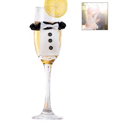 MCKENSA Ensemble De 8 Coupes À Vin De Mariage (4 Pièces) - Décoration Pour Les Mariés - Verres À Champagne - Ornements Pour Les Fêtes Et Le Nouvel An - Publicité MCKENSA Ensemble De 8 Coupes À Vin De Mariage (4 Pièces) - Décoration Pour Les Mariés - Verres À Champagne - Ornements Pour Les Fêtes Et Le Nouvel An - Publicité