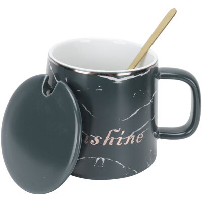 MCKENSA Mug À Motif Marbre, Tasse En Céramique Originale Avec Cuillère Et Couvercle, Idéale Pour La Maison, Les Voyages, Le Bureau Et Les Activités De Plein Air (vert). Publicité MCKENSA Mug À Motif Marbre, Tasse En Céramique Originale Avec Cuillère Et Couvercle, Idéale Pour La Maison, Les Voyages, Le Bureau Et Les Activités De Plein Air (vert). Publicité