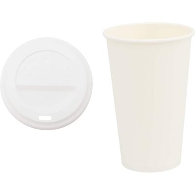 DESIGN IN Tasses À Café En Papier Avec Couvercles 1000 Pcs 16oz 400ml - Publicité DESIGN IN Tasses À Café En Papier Avec Couvercles 1000 Pcs 16oz 400ml - Publicité